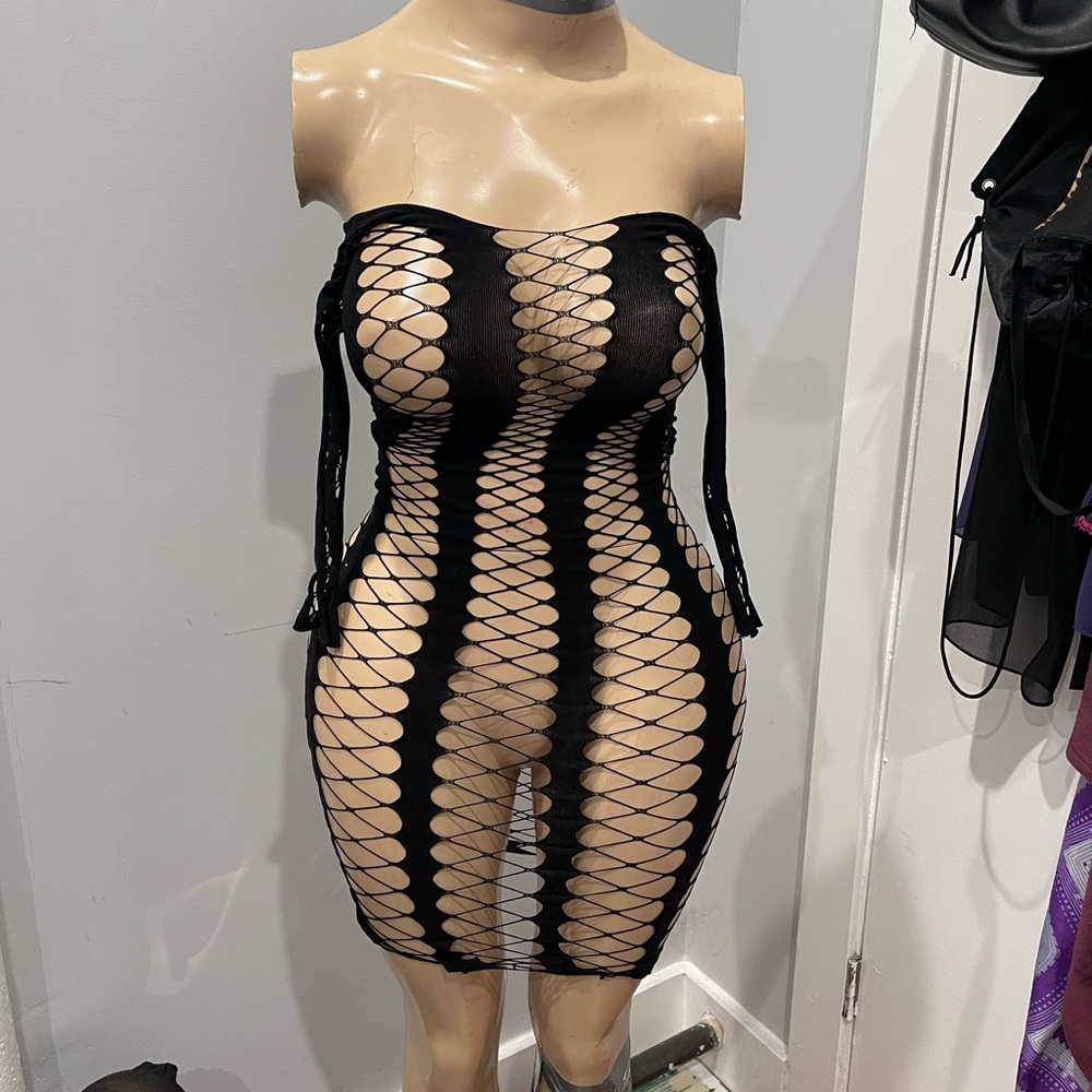 Fishnet bodysuit
